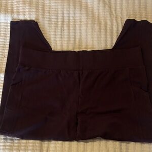 Lou & Grey Pull-On Leggings in Deep Plum